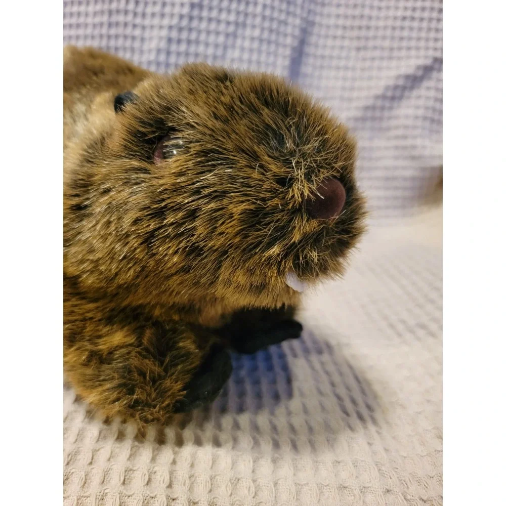 Fiesta Realistic Brown Beaver Plush 11
